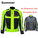 Men Motorcycle Protective Riding Jacket