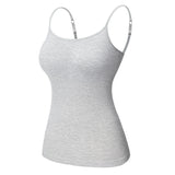 Cotton Shelf Bra Cami Pack