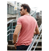 Men Cotton O-Neck Summer T-Shirt