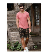Men Cotton O-Neck Summer T-Shirt