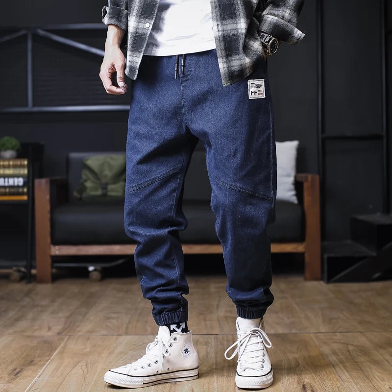 Men Plus Size Jogger Jeans