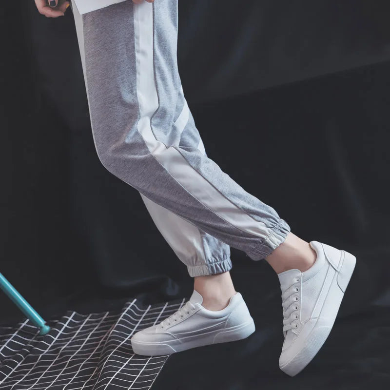 Women Sneakers White Vulcanized Platform Shoes