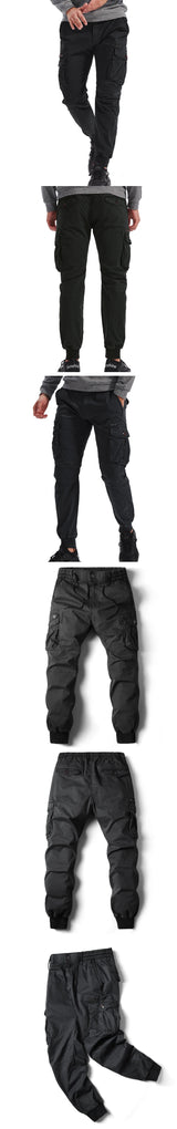 Men's Plus Size Cargo Jogger Pants – Cotton Full Length