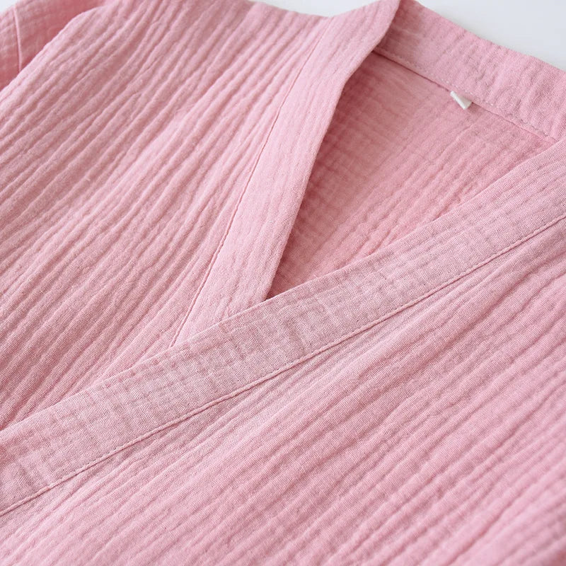 Women Cotton Japanese Kimono Pajama