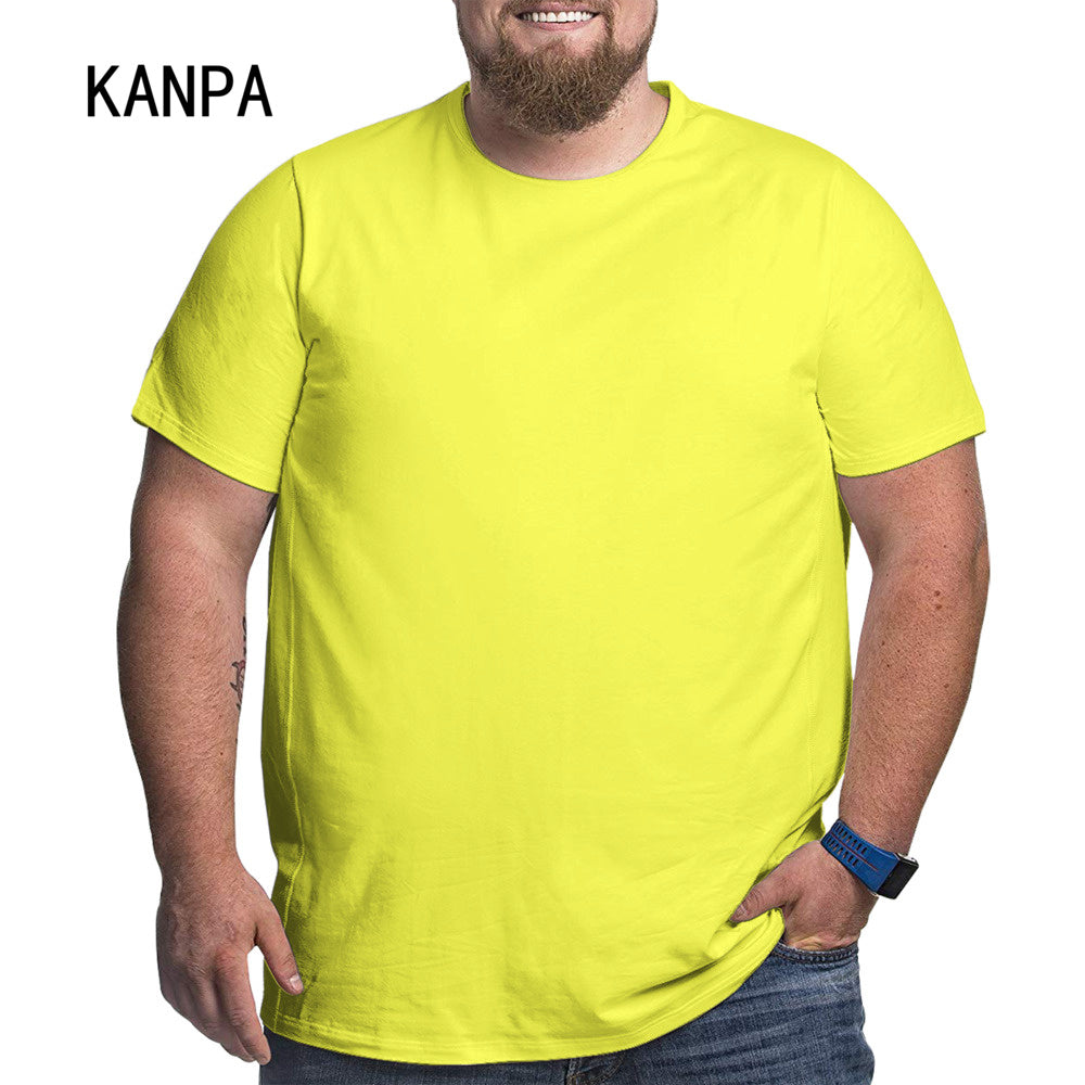 Men's Oversized Plus Size T-Shirt – Short Sleeve