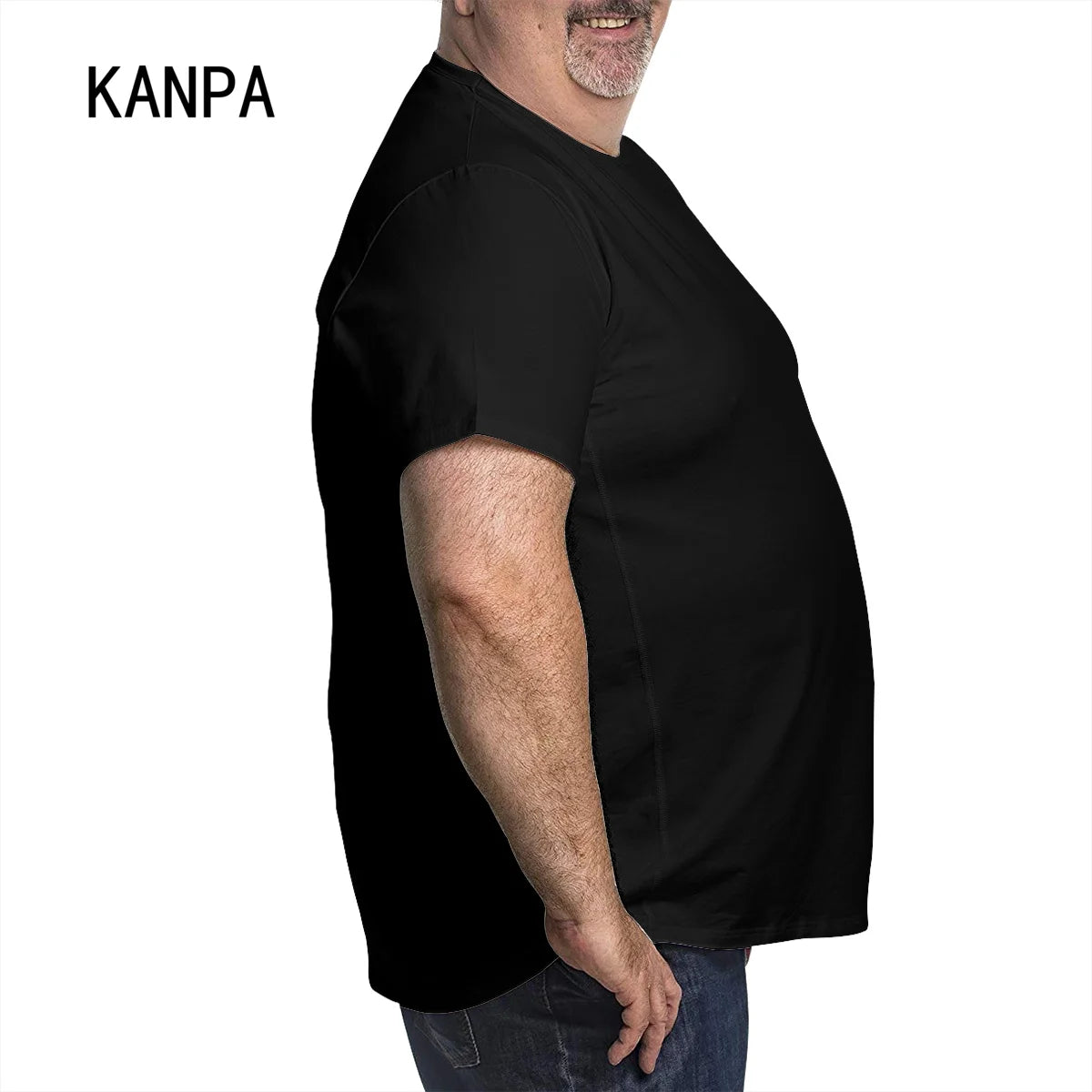 Men's Oversized Plus Size T-Shirt – Short Sleeve