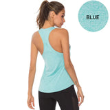 Women Sleeveless Yoga Tank Top Quick Dry Workout Shirt