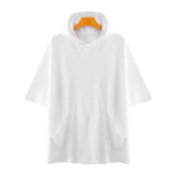 Men's Plus Size Hooded T-Shirt – 5XL to 9XL