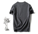 Men's Plus Size Linen T-Shirt – Oversized Summer Fit