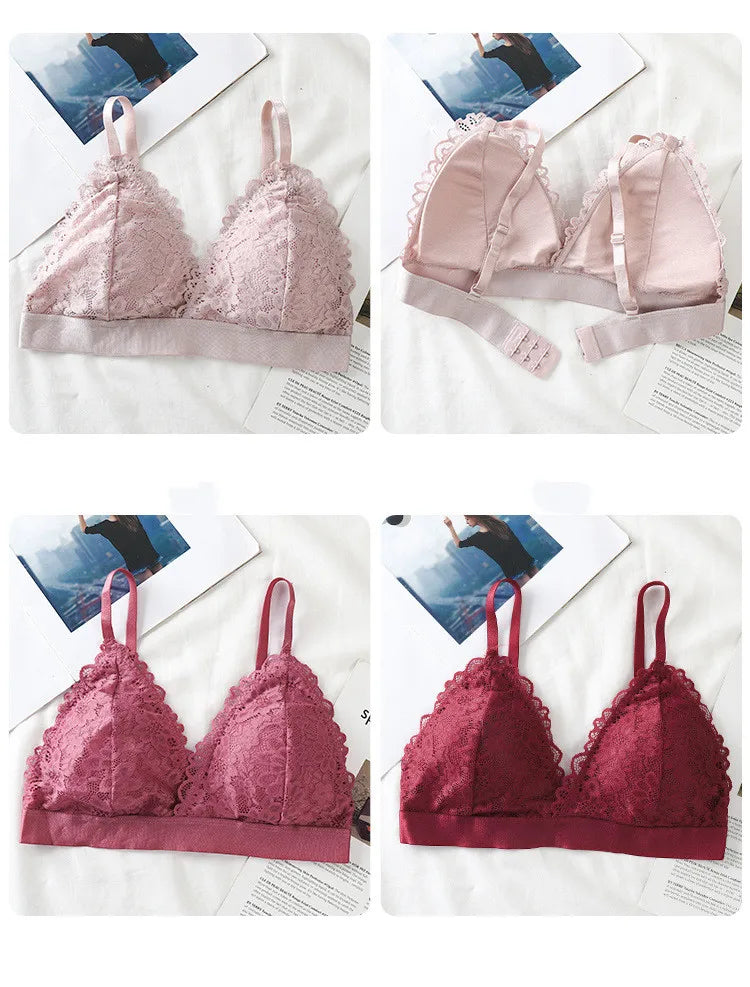Women Lace Triangle Bralette