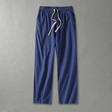 Men's Plus Size Linen Tracksuit Set