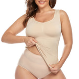 Tummy Control Built‑in Bra Cami Shaper