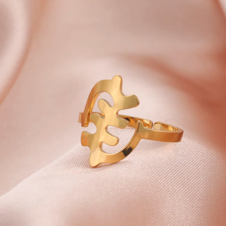Stylish African map gold ring for women, perfect for daily wear and gifting to loved ones.