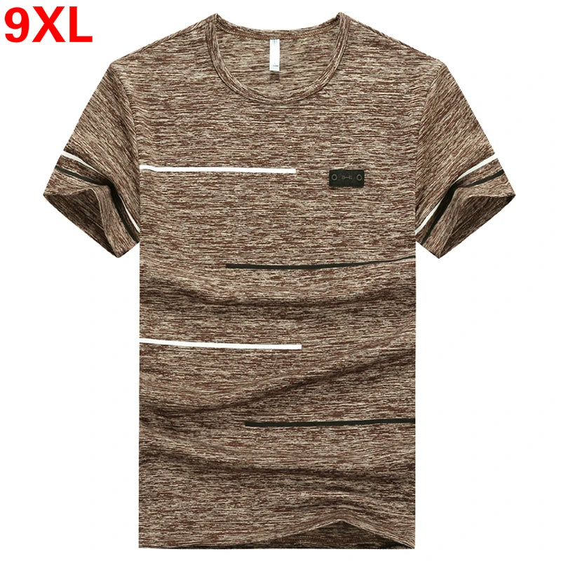 Men's Plus Size Quick Dry T-Shirt M–9XL