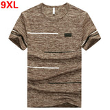 Men's Plus Size Quick Dry T-Shirt M–9XL