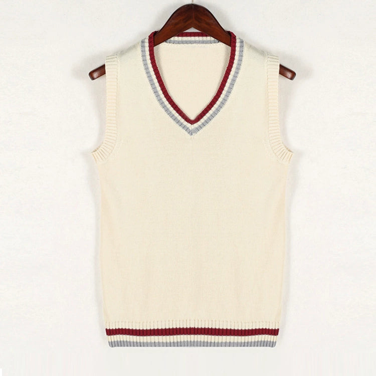 Men Sleeveless V-Neck Sweater Vest