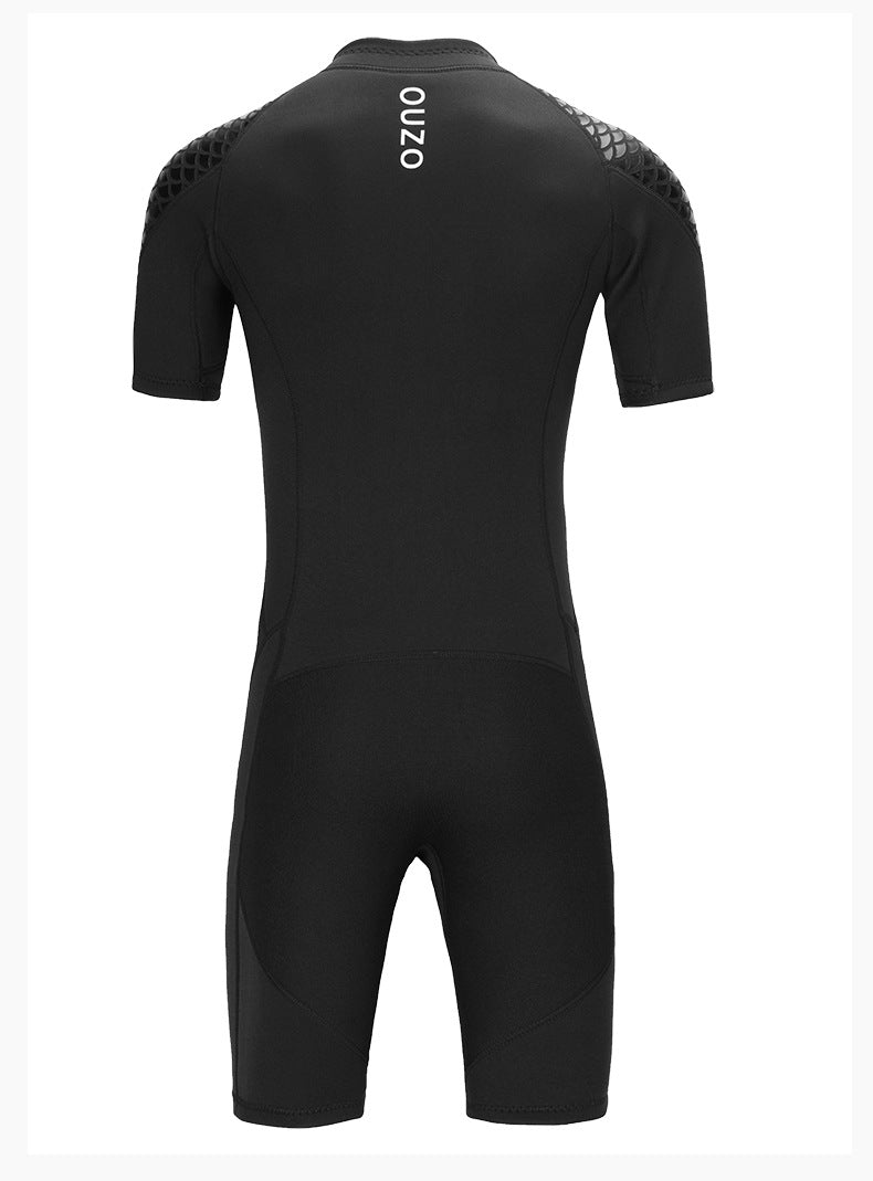 Men Short Sleeve Diving Wetsuit