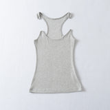 Women Ribbed Strap Tank Top