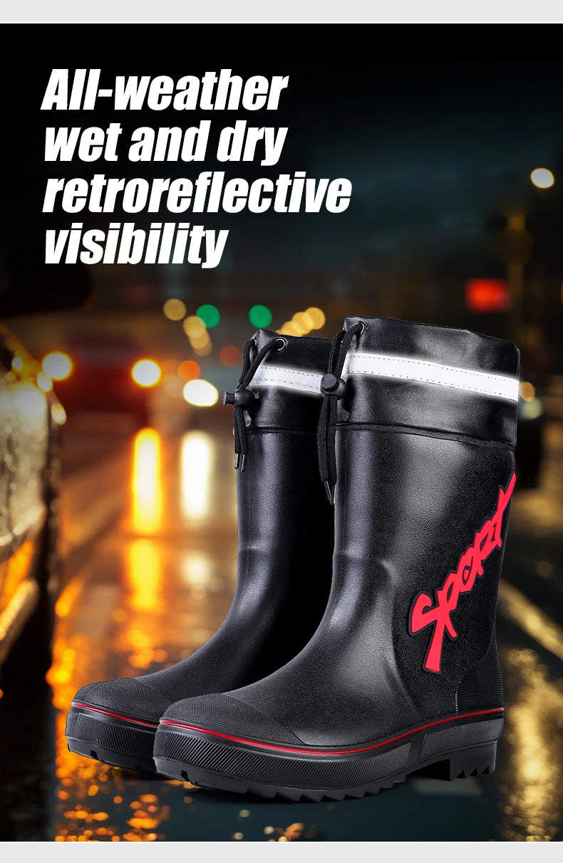 Couple Style Waterproof Rain Boots