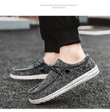Men Casual Canvas Slip On Loafers