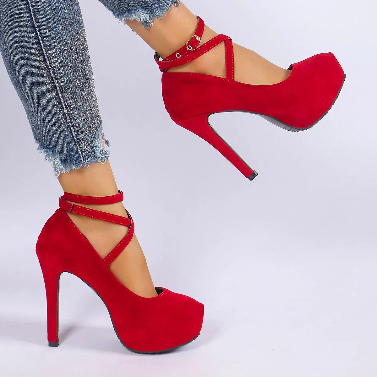 Platform Ankle Strap Pumps – Summer 2025