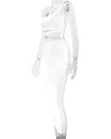 Chic Party Night Dress – Two Piece Set for Women