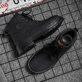 Men’s Outdoor Anti-Slip Leather Boots