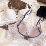 Women Hollow Lace Bra Set