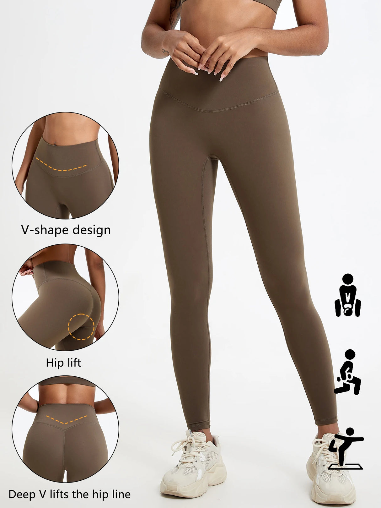 Hearuisavy High Waist Quick-Dry Women's Yoga Leggings – Super Soft Fabric