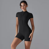 Women's Breathable Sports Yoga Bodysuit – Quick Dry Fitness Jumpsuit
