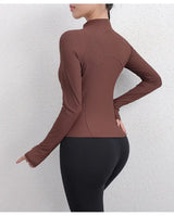 Women Textured Long Sleeve Running Jacket