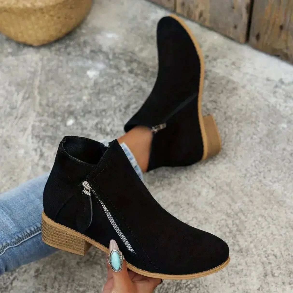 Women Ankle Boots Platform High Heels