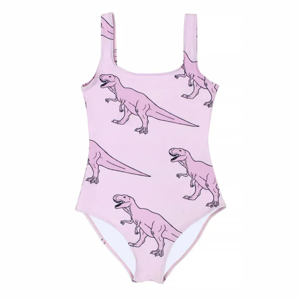 Simple Print Swimsuit