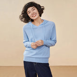 Women's 100% Cashmere Hooded Sweater