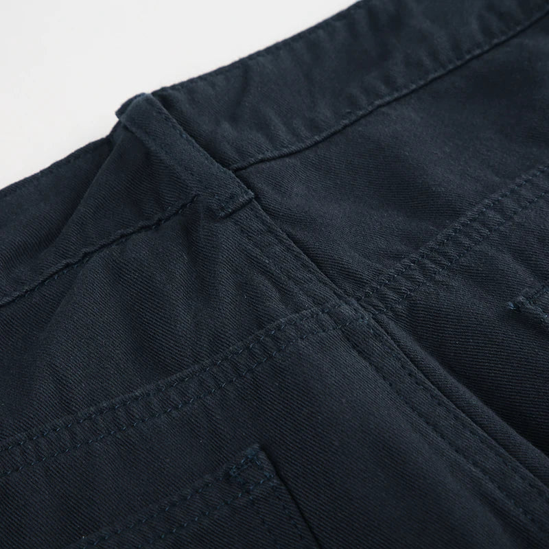 Women Low-Waist Rivet Wide Jeans