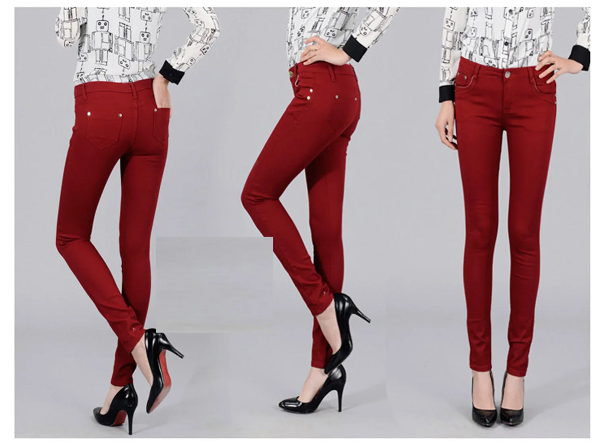 Women White Office Pants