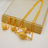 Dubai Gold Color Bridal Jewelry Set