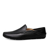 Men Italian Style Leather Moccasins