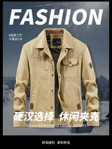 Men's Plus Size Outdoor Jacket – Slim Fit Cargo Coat