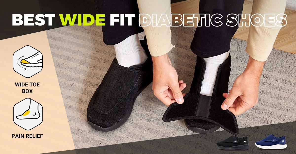 Men Extra Wide Orthopedic Shoes