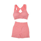 Women Yoga Vest & Shorts Set