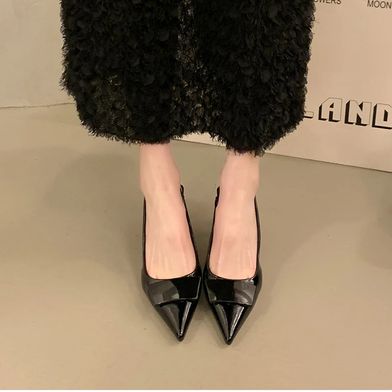 Pointed Toe Slingback Heels – Summer 2025