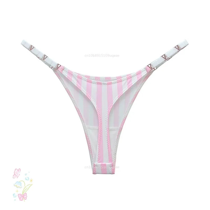 Women Breathable Lace Tangas