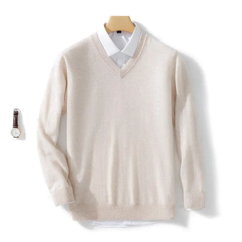 Men’s Wool Cashmere Pullover