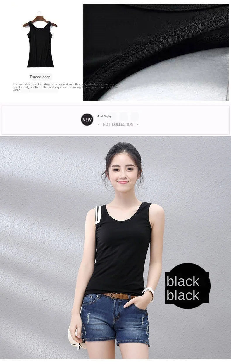 Women Cotton Halter Tank Top