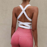 Women Seamless Push Up Sports Bra