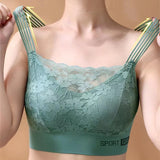 Seamless Lace Sports Bra