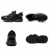 Men Rotating Button Steel Toe Safety Shoes