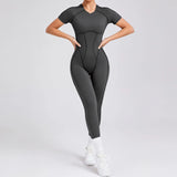 Women Backless Yoga Jumpsuit