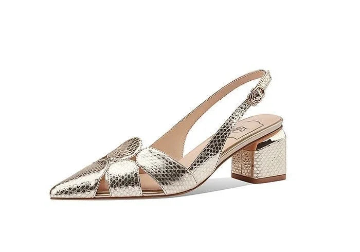 Pointed Toe Buckle Pumps – Summer 2025